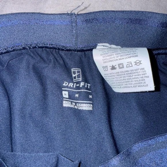 Nike Blue and White Mini Tennis Skirt - Picture 3 of 3